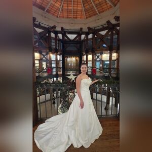 Strapless Beaded Wedding Dress